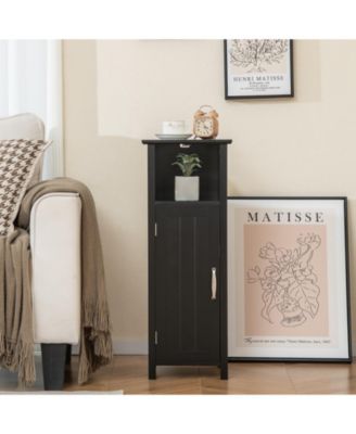 Bathroom Storage Organizer with 2-Tier Cabinet