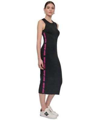 Women's Logo Ribbed Midi Sweater Dress