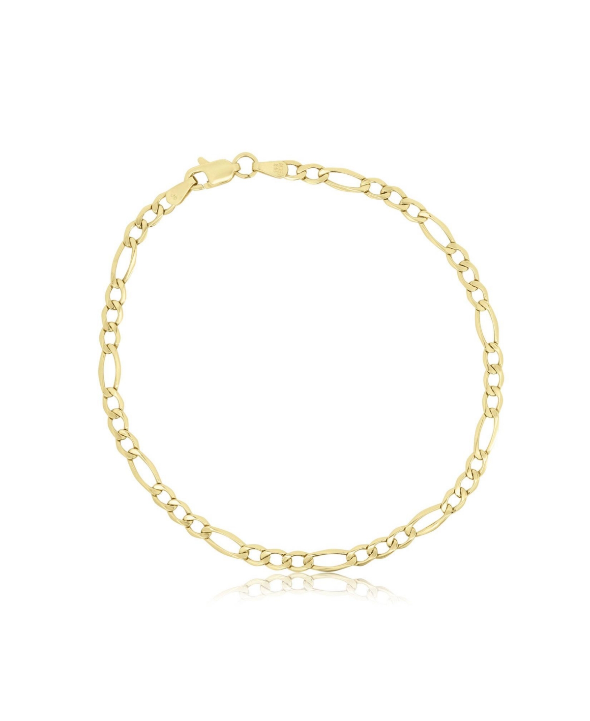The Lovery Figaro Chain Bracelet 3.5 millimeters 8 inches