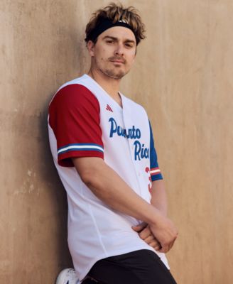 Men's Puerto Rico Colorblocked Baseball Shirt