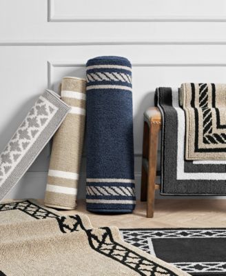 Rope Border Tufted 2-Pc. Runner Rug Set