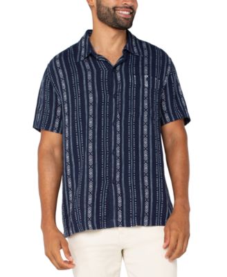 Liverpool Los Angeles - Men's Printed Short-Sleeve Button Shirt