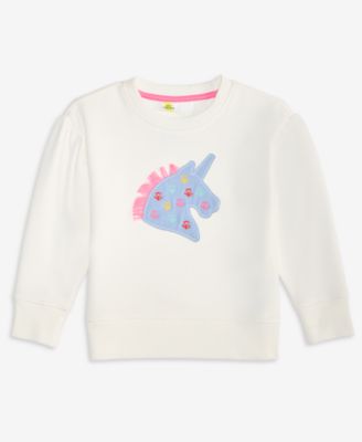 Epic Threads - Girls Toddler 2T-4T Unicorn Applique Detail Sweatshirt