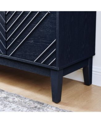 Blue Farmhouse Buffet Cabinet - 60.5" Sideboard