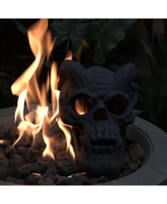Fire Pit Skulls - Refractory Gas Log for Fireplace/Campfire