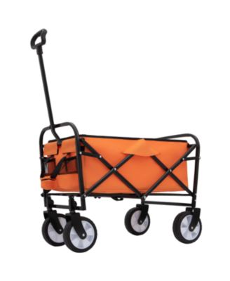 Collapsible Utility Wagon Cart - Orange