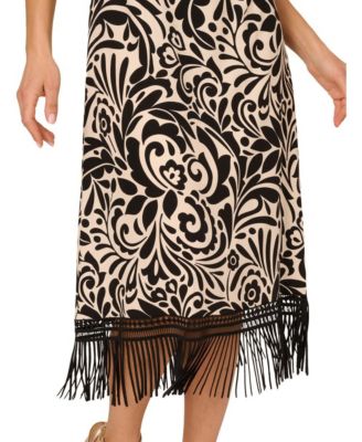 Women's Sleeveless Halter Midi Dress