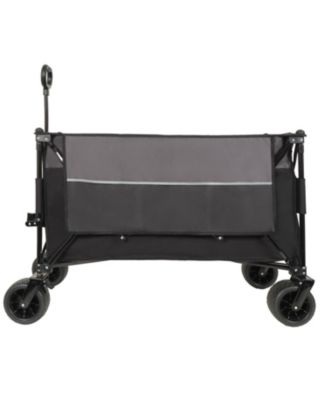 300L Folding Wagon Cart - Heavy Duty, All-Terrain, Black/Gray