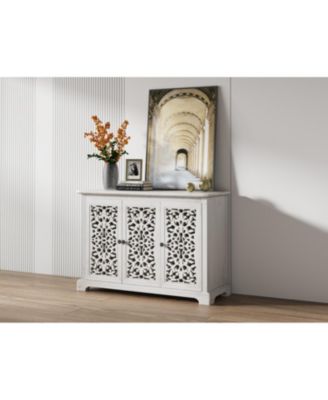 Antique Carved Sideboard Cabinet