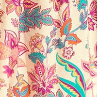 Women's Papaya Punch Floral Maxi Beach Dress