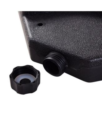 20 Inch Patio Offset Water Filled Plate Umbrella Base Sand