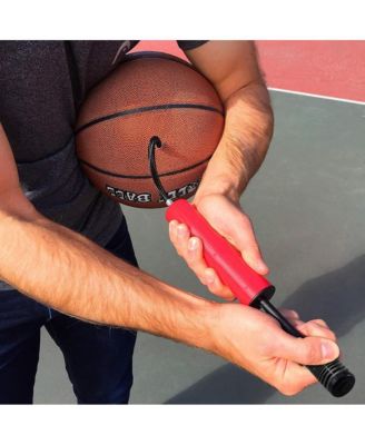 Ultimate Sports Ball Pump Kit - Dual-Action 10" Pump with Hose Extension and Needle for Fast Inflation of Basketball, Volleyball, Soccer, Football, and More