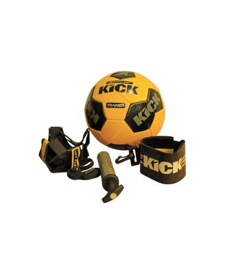 Amber Fight Gear Soccer Football Kick Throw Solo Trainer Practice Training Aide with Adjustable Waist Belt - Fits Ball Size 3, 4, and 5