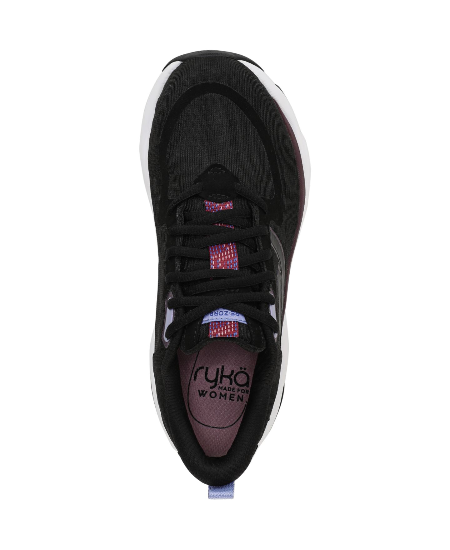 Женские кроссовки Ryka Rezorb Max Lace Up Walking, цвет: Чёрный сетчатый — фото 4