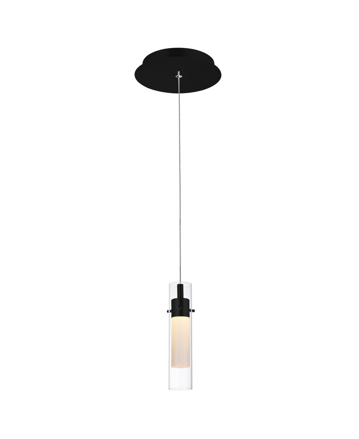 Cwi Lighting 10.5" Metal Olinda Led Integrated Mini Pendant