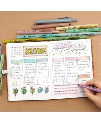 NEUTRAL RETRACTABLE HIGHLIGHTERS - 12CT