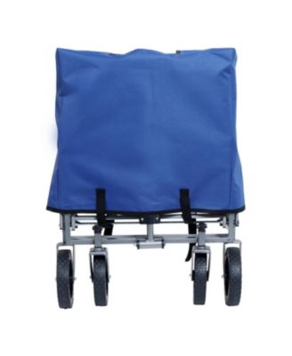 Collapsible Wagon Cart with Wheels & Drink Holders