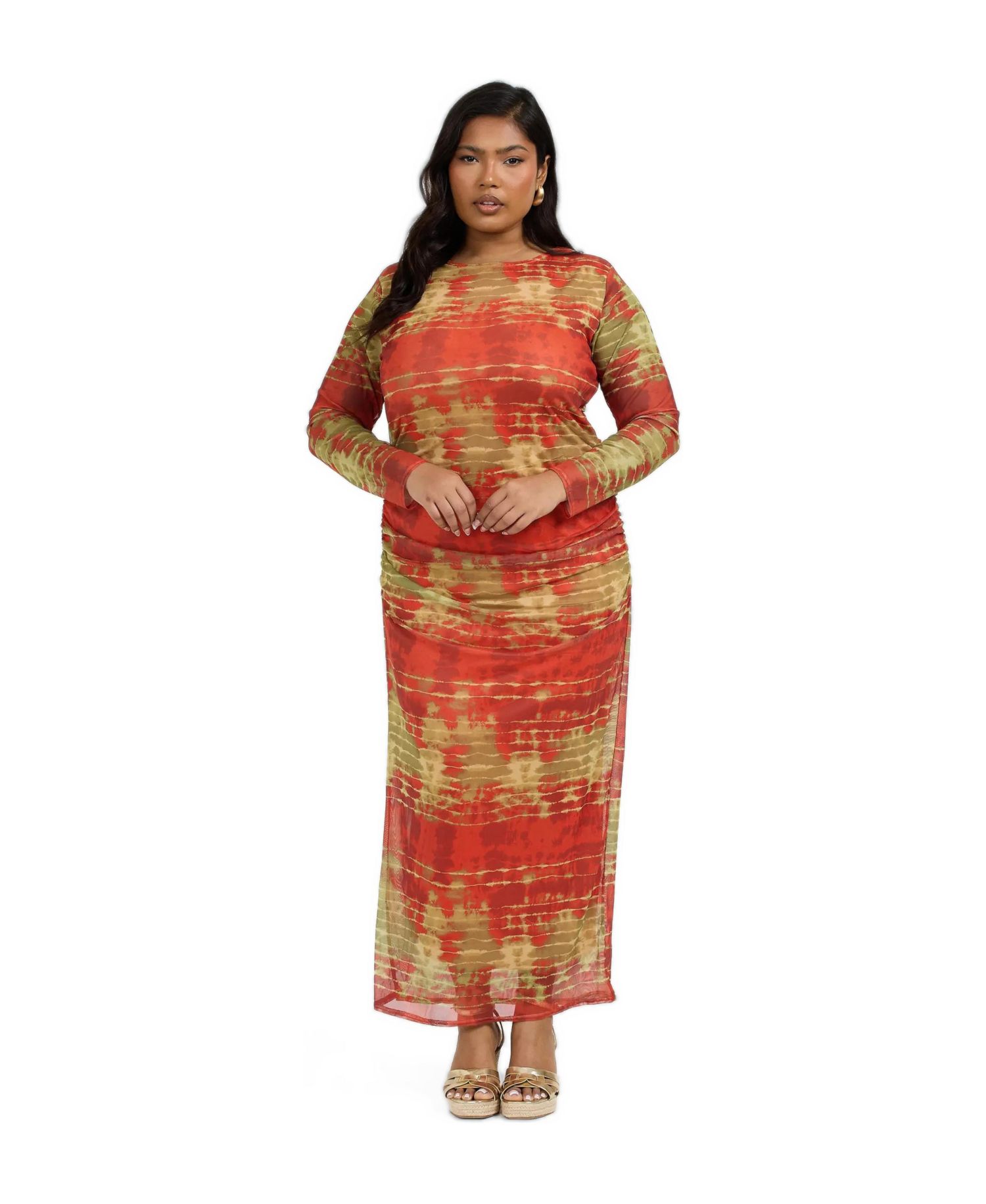 Women's Tye Dye Midi Dress