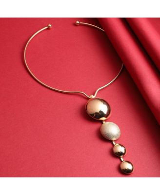 Circular Drop Necklace