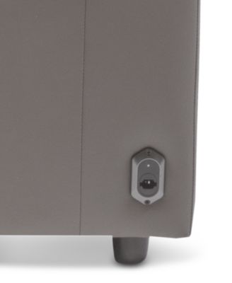 Thandler 5-Pc. Leather L Shape Sectional with 3 Power Recliners and 1 Storage Console, Exclusively at Macy's