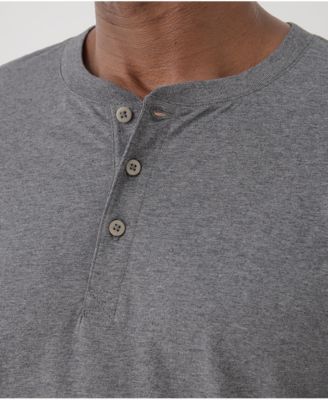Men's Organic Cotton Softspun Long Sleeve Henley