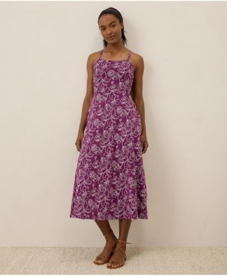 Women's Organic Cotton Fit & Flare Midi Dress - Shorty
