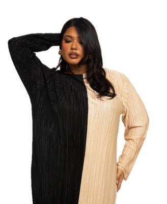 Women's Colour block Midaxi Dress