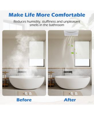 110 CFM Ceiling Mount Exhaust Ventilation Fan with Metal Housing