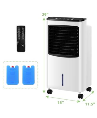 3-in-1 Portable Evaporative Air Conditioner Cooler with Remote Control for Home