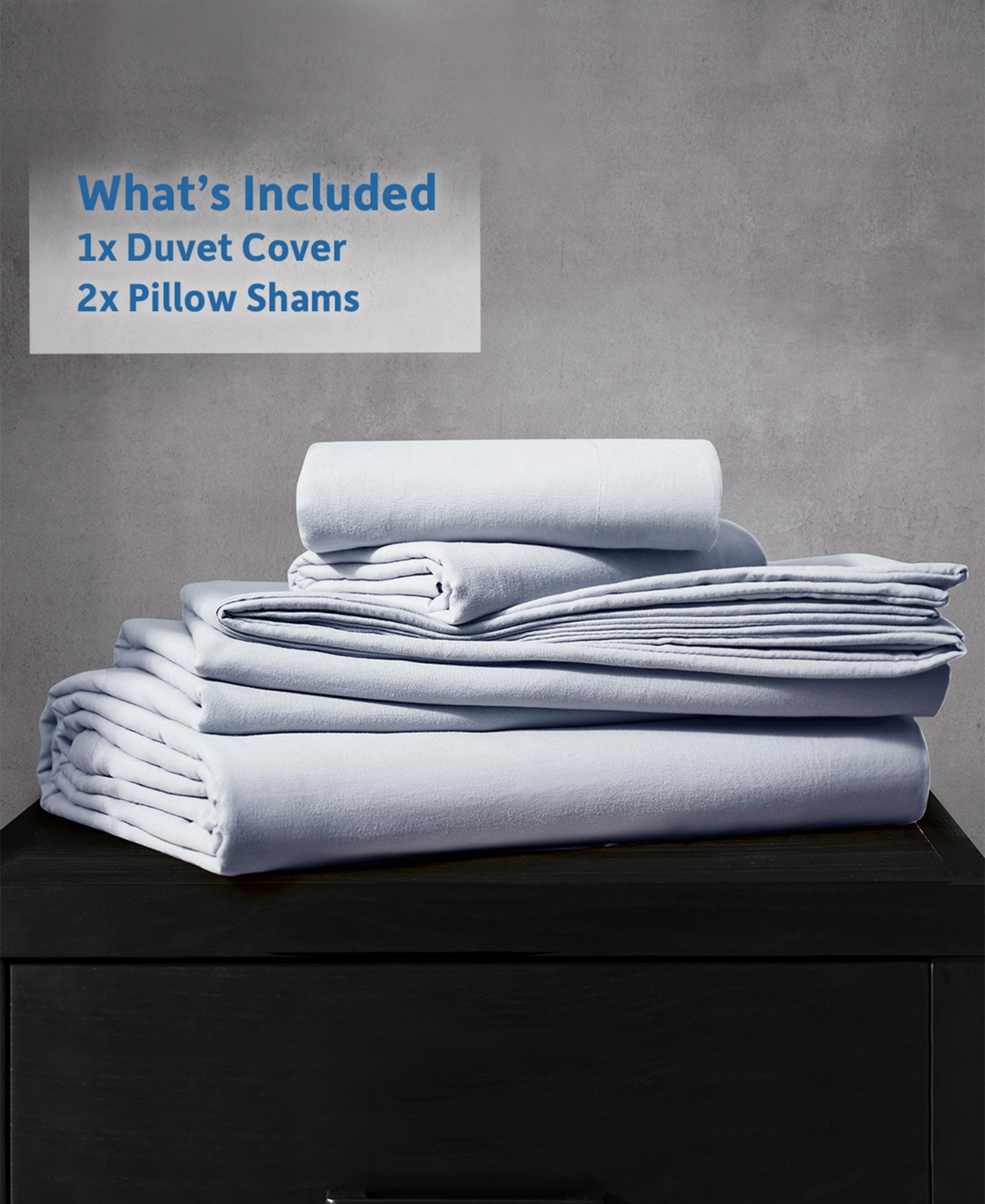 Nestl Ultra Soft Prewashed 3-pc. Duvet Cover Set, Queen