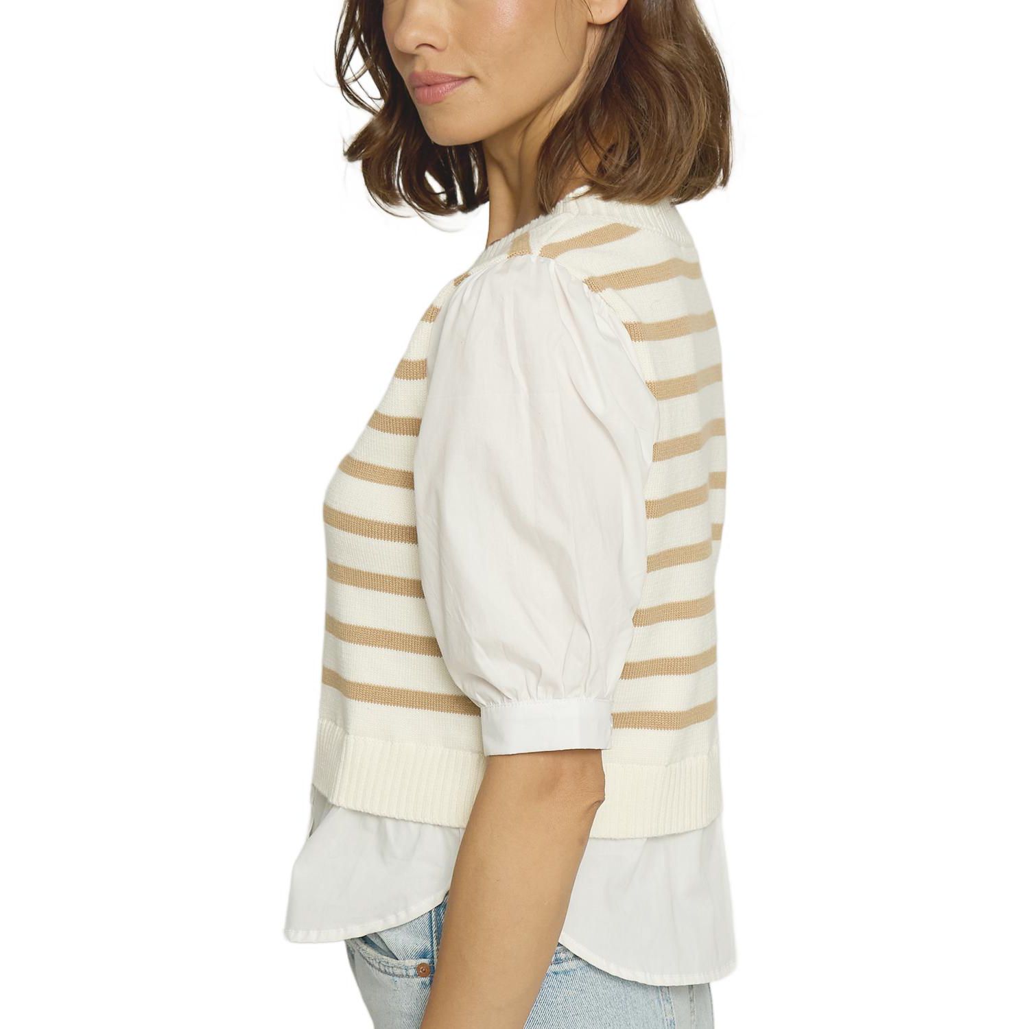 Women's Crewneck Twofer Top