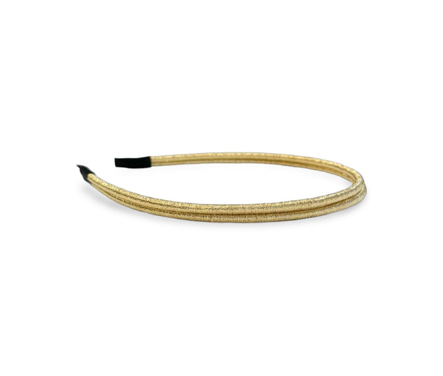 Женские аксессуары для волос Headbands of Hope Thin Double Headband - Gold, цвет: Золотой — фото 1