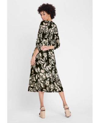 Women's Floral Empire Dress
