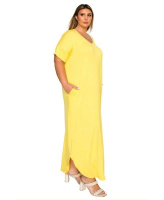 Plus Size Scarlett Pocket Maxi Dress