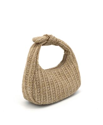 Aimee Small Straw Top Handle Bag