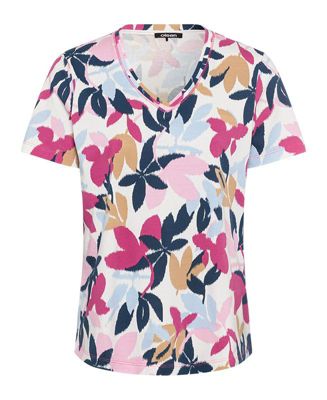 Women's Leaf Print T-Shirt