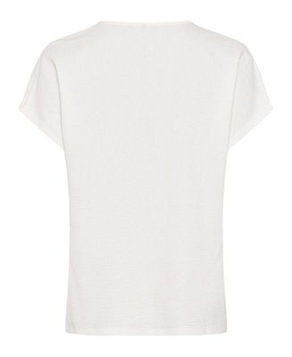 Women's Seersucker V-Neck T-Shirt