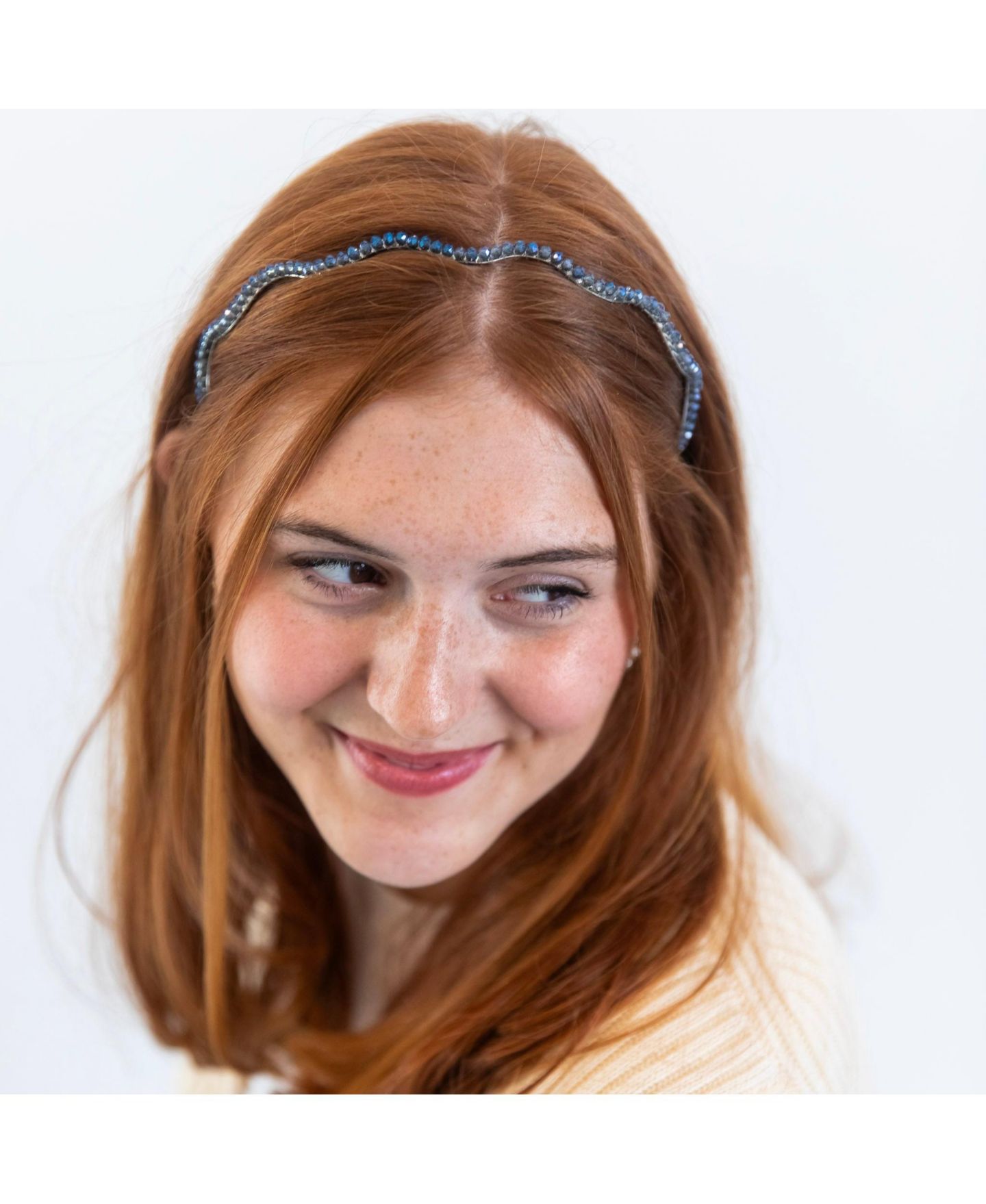 Женские аксессуары для волос Headbands of Hope Wavy Beaded Headband - Ocean Blue, цвет: Синий — фото 10