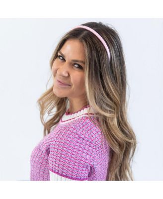 Thin Solid Headband - Pink