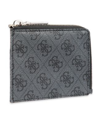 Men's RFID Quatro G Zip Around Card Case Wallet