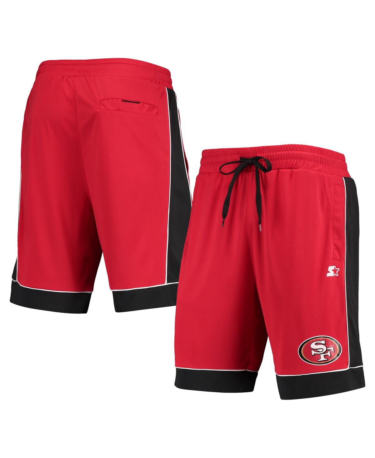 Men's Scarlet/Black San Francisco 49ers Fan Favorite Fashion Shorts - Scarlet, Black