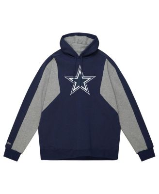 Men's Navy Dallas Cowboys Color Blocked Fleece 2.0 Pullover Hoodie