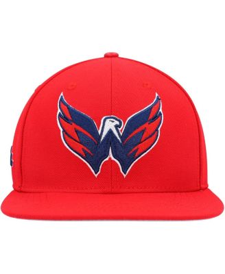 Men's Red Washington Capitals Core Classic Logo Snapback Hat