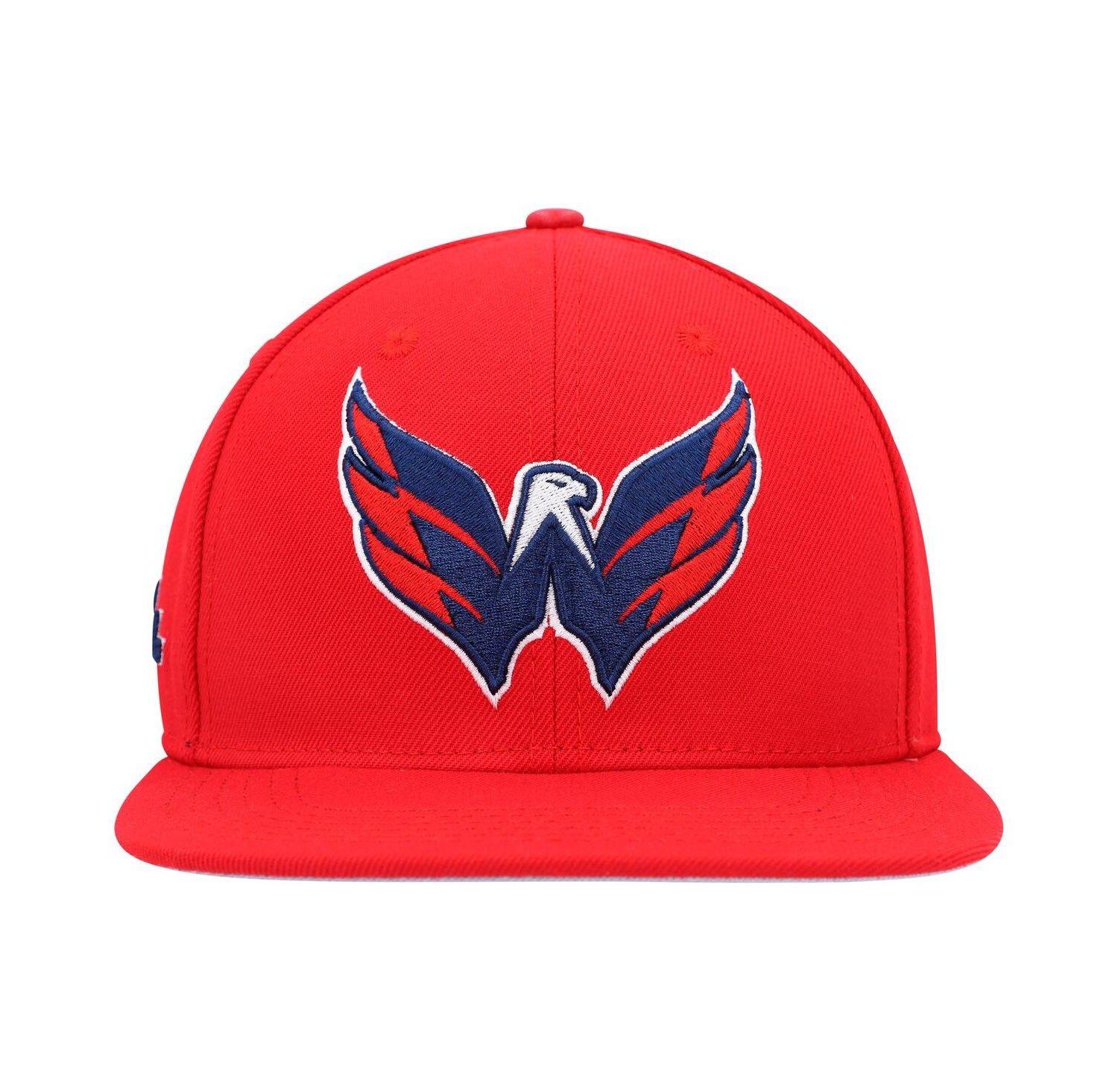 Men's Red Washington Capitals Core Classic Logo Snapback Hat