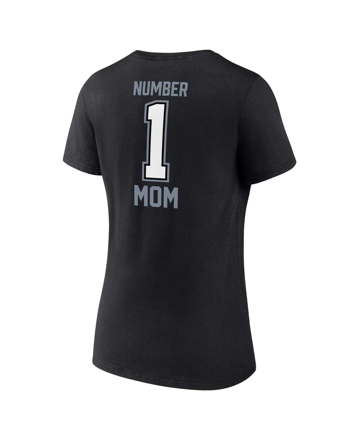 Fanatics Women's Branded Black Las Vegas Raiders Mother's Day V-neck T-shirt In Black
