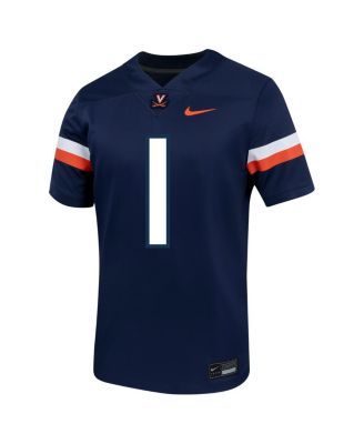 Men's 1 Navy Virginia Cavaliers Untouchable Football Jersey