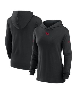 Nike - Women's Black Arizona Cardinals Sideline Performance Long Sleeve Hoodie T-Shirt