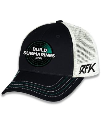 Men's and Women's Black Brad Keselowski BuildSubmarines.com Sponsor Trucker Adjustable Hat