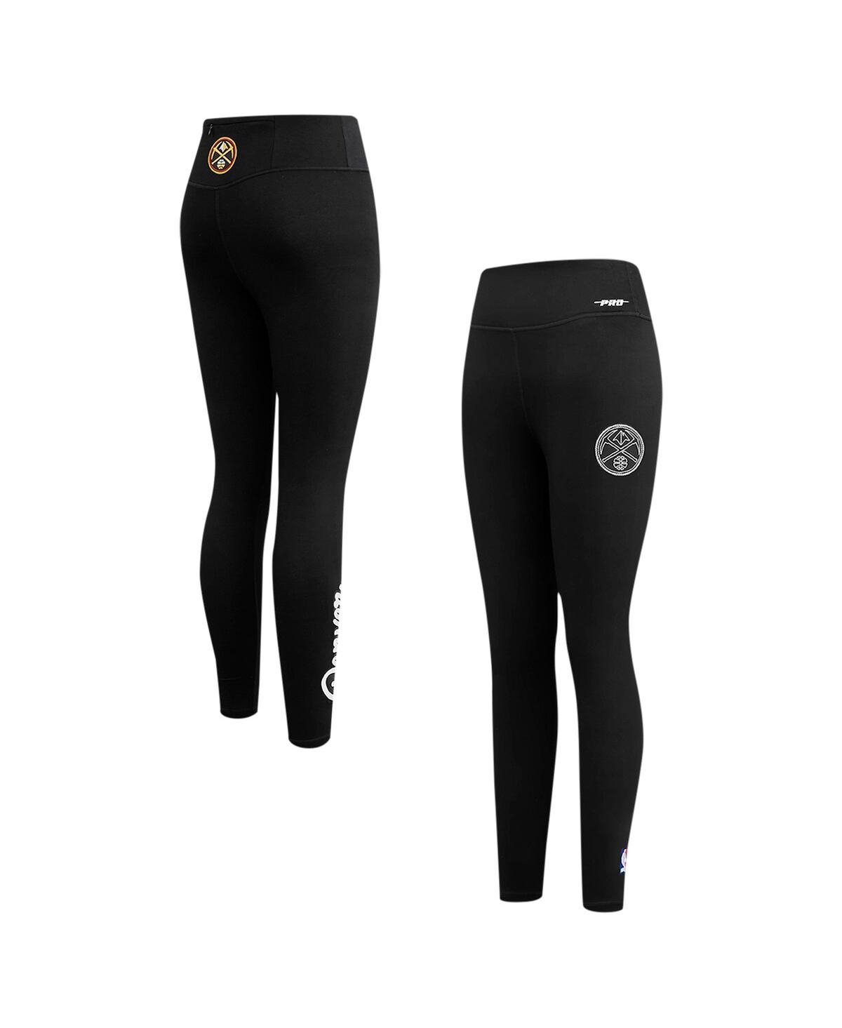Women's Black Denver Nuggets Paint the City Jersey Leggings - Black