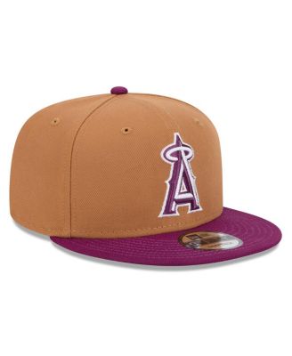 Men's Brown/Purple Los Angeles Angels Color Pack Two-Tone 9FIFTY Snapback Hat